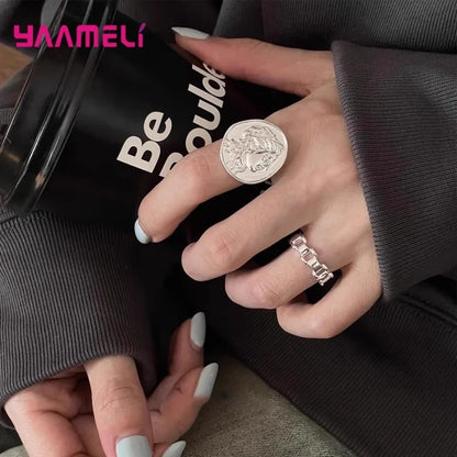 Vintage Coin Ring Set