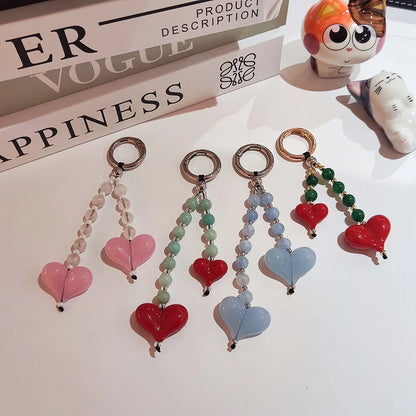 Y2K Hearts Keychain - Bag Charm