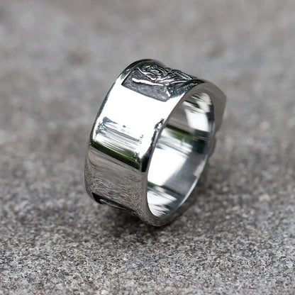 NEW Men's 316L stainless steel rings Vintage SKULL RING for teens punk fashion Jewelry Gift free shipping