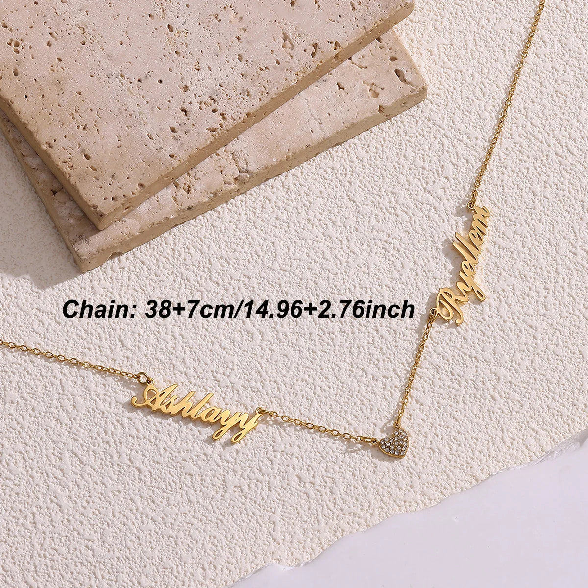 MOTHERS - Personalized Double Name Necklace