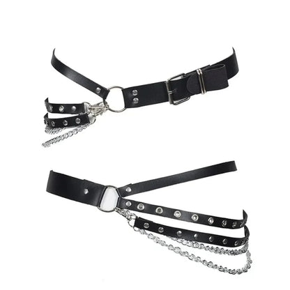 Fashion Women Gothic Punk Waist Belt Chain