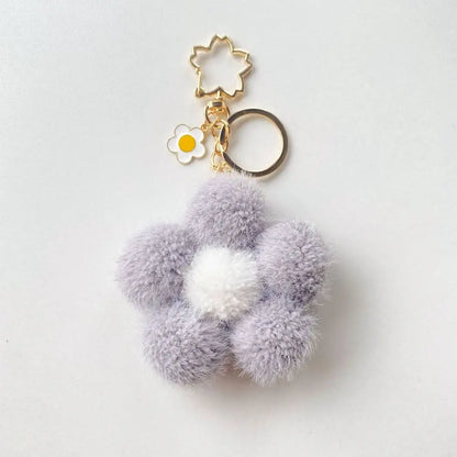 Flower Power Keychain and Bag Charm