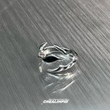 Hip Hop Gothic Punk Irregular Blade Opening Ring