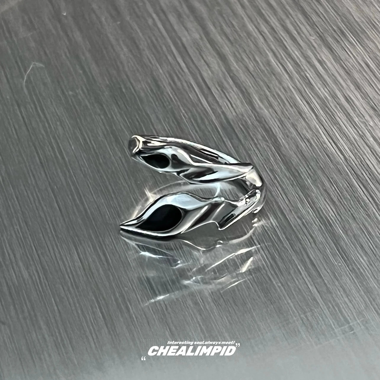 Hip Hop Gothic Punk Irregular Blade Opening Ring