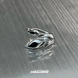 Hip Hop Gothic Punk Irregular Blade Opening Ring