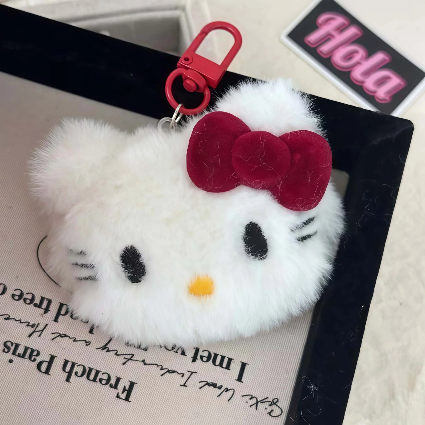 Kitty Plush Keychain Bag Charm