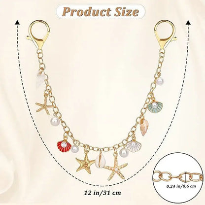 Sea Shell Bag Charm