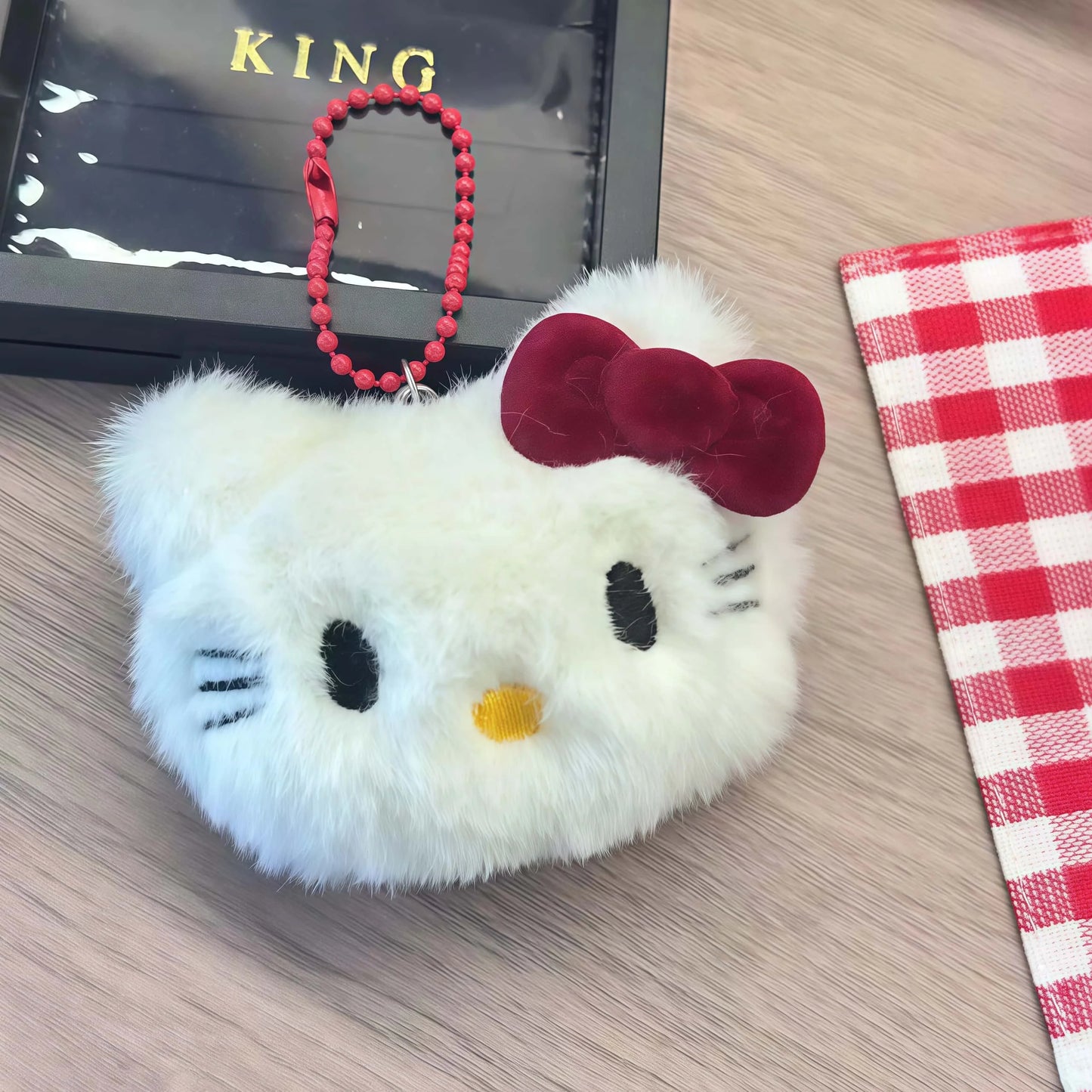 Kitty Plush Keychain Bag Charm