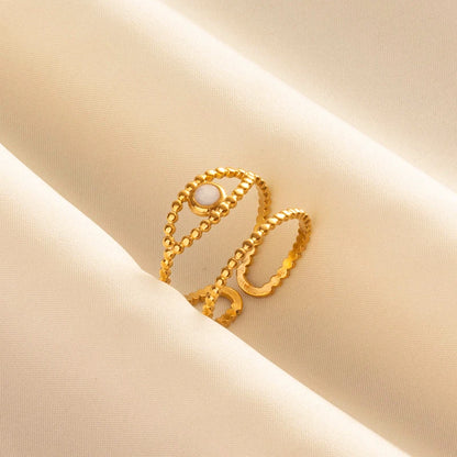 1/3pcs Youthway Vintage Evil Eye Rings For Women Aesthetic 18K Gold Plated Jewelry