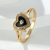 Star Bright Goth Ring