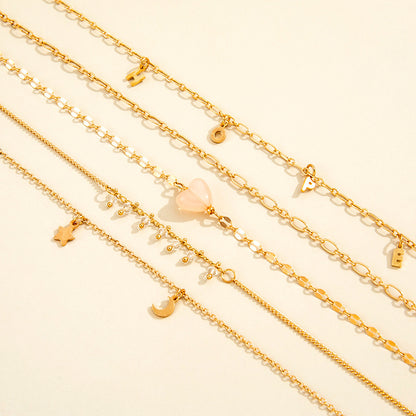Star Moon Love Bracelet Set