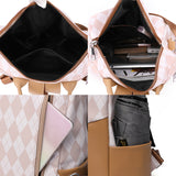 Klassischer karierter Rucksack