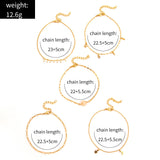 Star Moon Love Bracelet Set