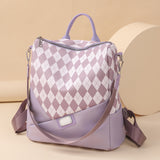Klassischer karierter Rucksack