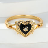 Star Bright Goth Ring