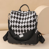 Klassischer karierter Rucksack