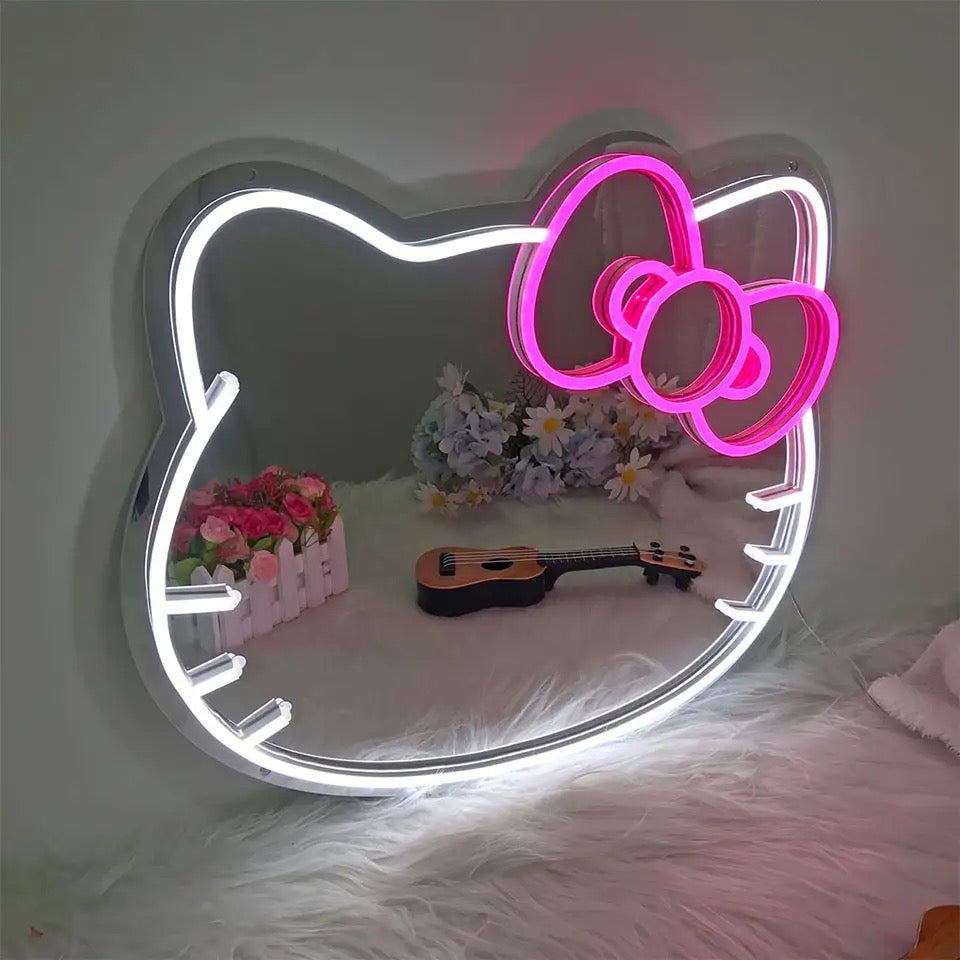 Hello Kitty LED Wall Mirror liveloveFashion
