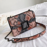 Rockin Faux Snake Skin Bag