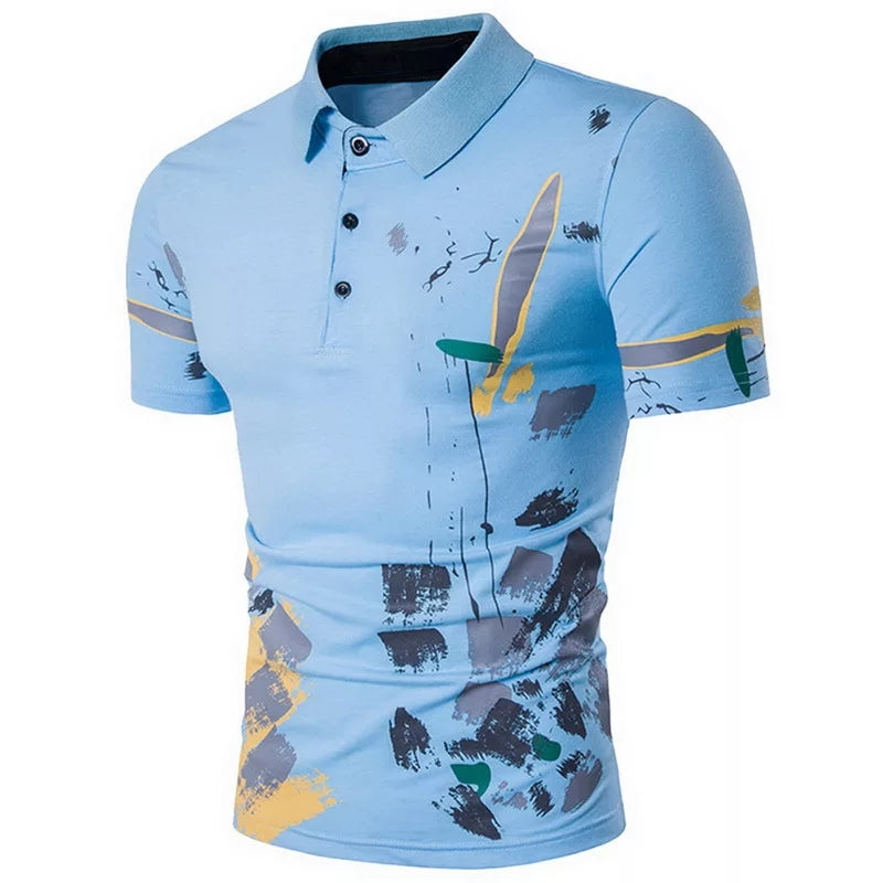Spring Pattern Mens Shirt