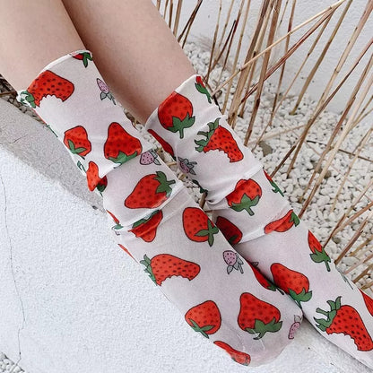 Erdbeersocken