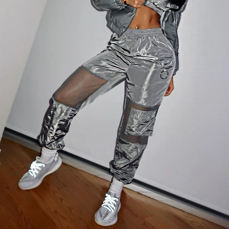 Silver lady pants