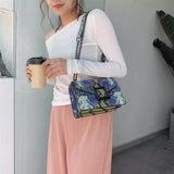 Rockin Faux Snake Skin Bag