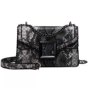 Rockin Faux Snake Skin Bag