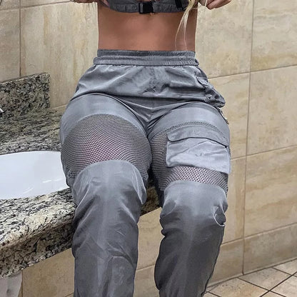 Silver lady pants