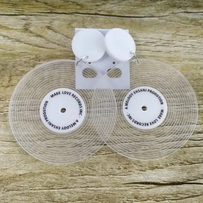 Vinyl Earrings