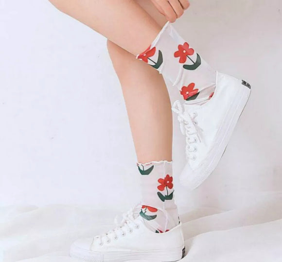Garden flower Socks
