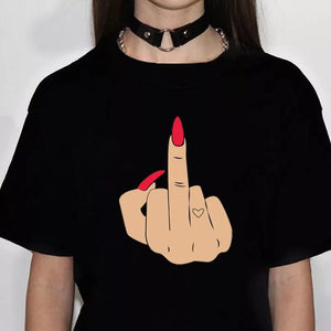 Middle finger in the air Tee