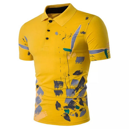 Spring Pattern Mens Shirt