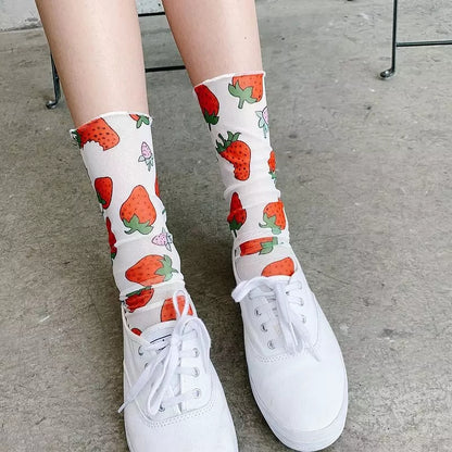 Erdbeersocken