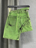 Green Grunge Skirt