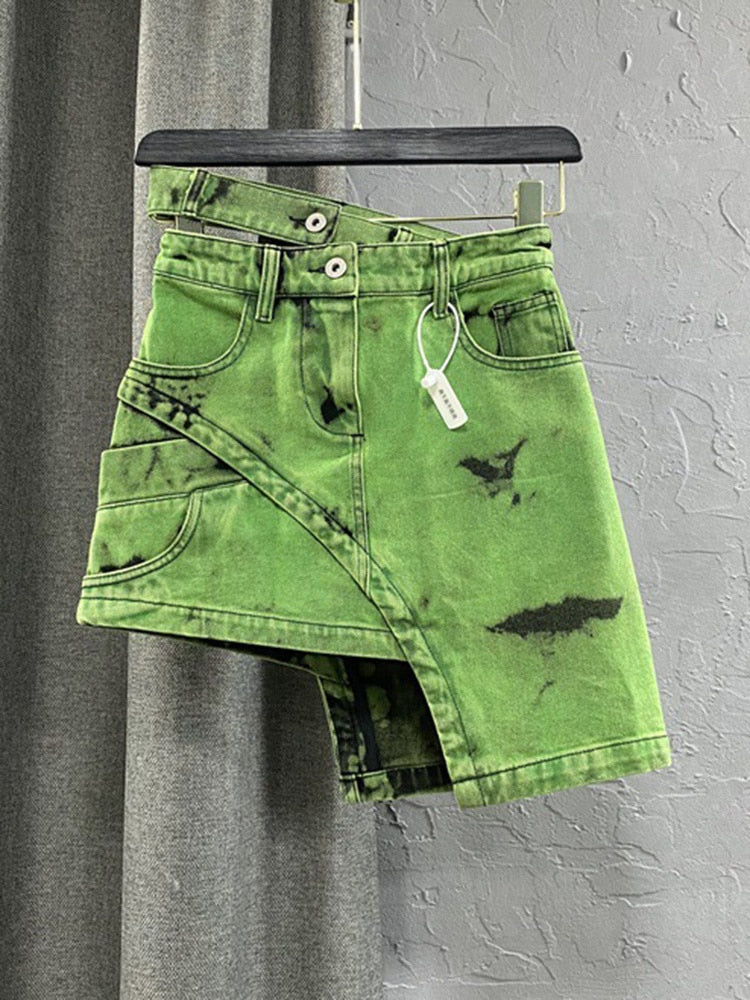 Grüner Grunge-Rock
