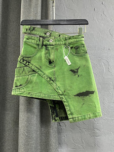 Green Grunge Skirt