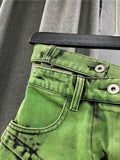 Green Grunge Skirt