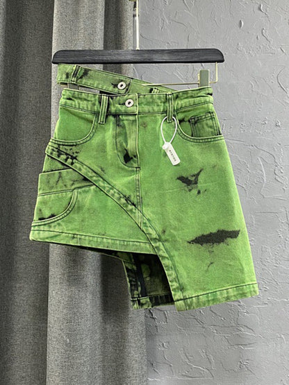 Grüner Grunge-Rock
