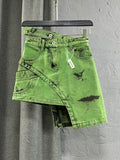 Grüner Grunge-Rock