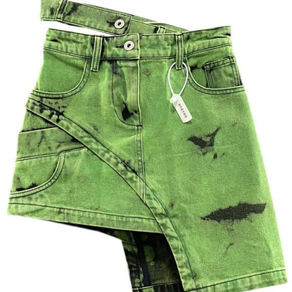 Grüner Grunge-Rock