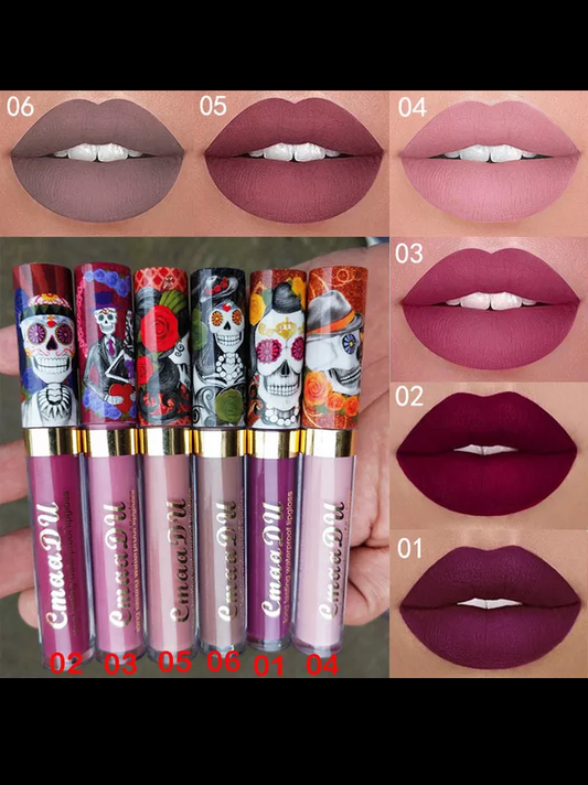 Skull art lip wear