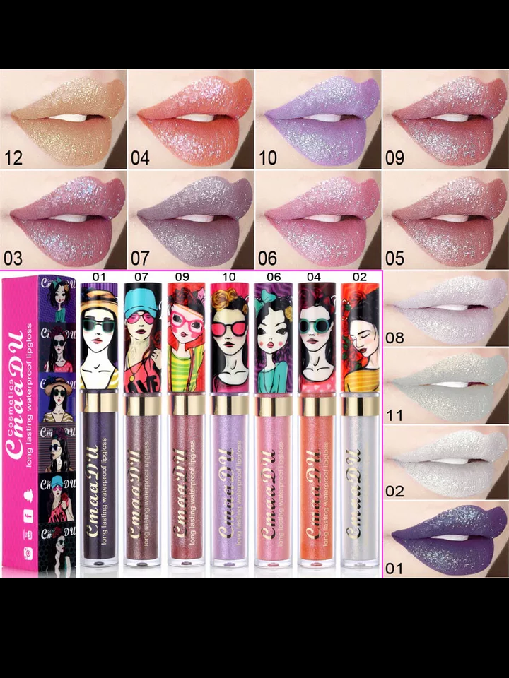 Aufgehübschte Lippen