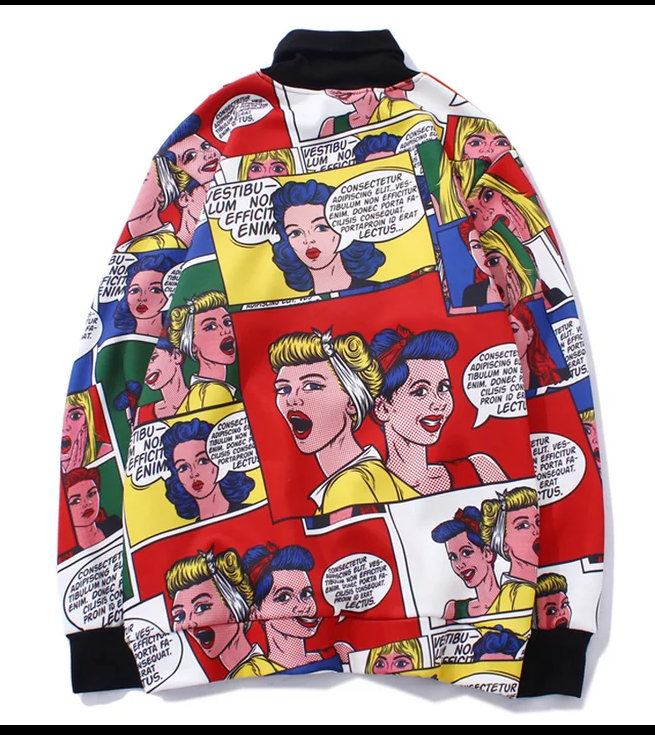Comic Cartoon Long Sleeve