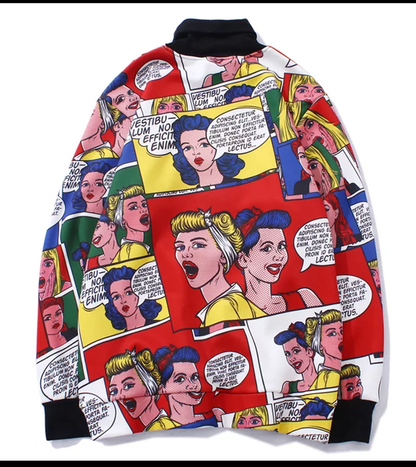 Comic Cartoon Long Sleeve