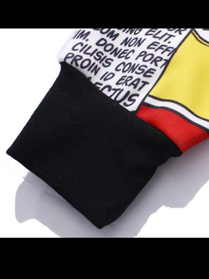 Comic Cartoon Long Sleeve