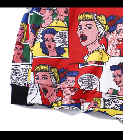 Comic Cartoon Long Sleeve