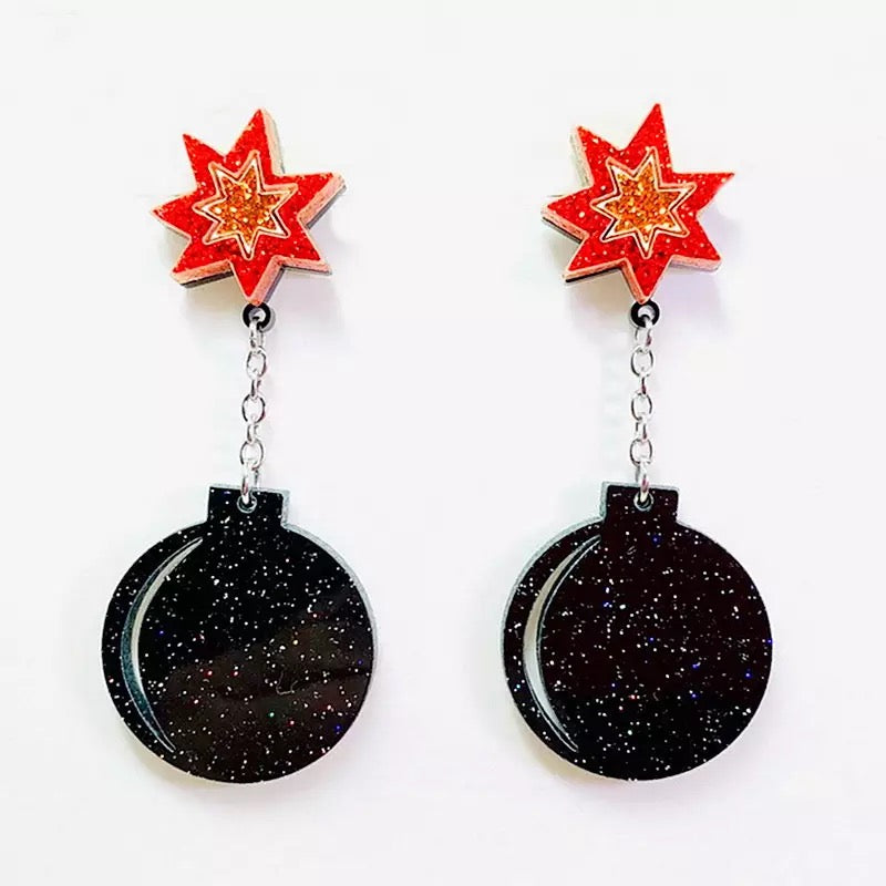 The Bomb Earrings