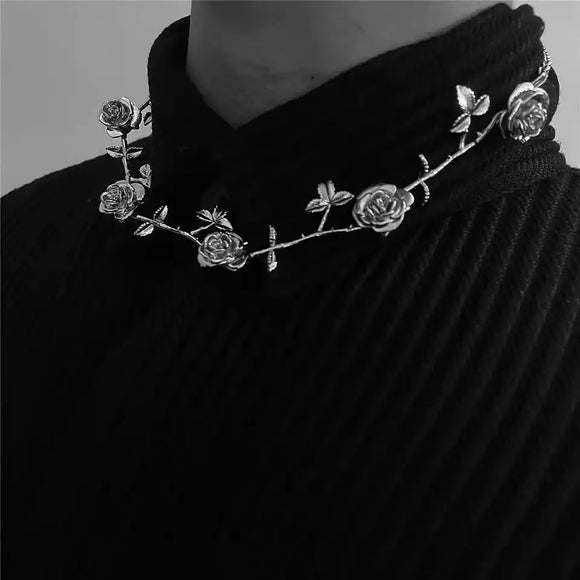 Dead Roses Choker Necklace