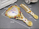 Vintage Mirror Comb Set