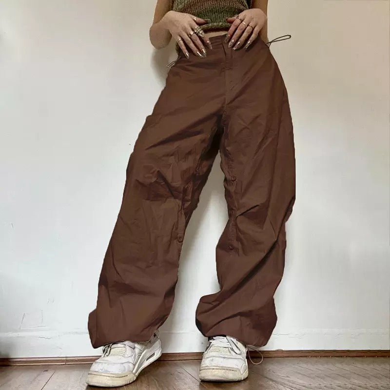 Einfarbige Cargohose